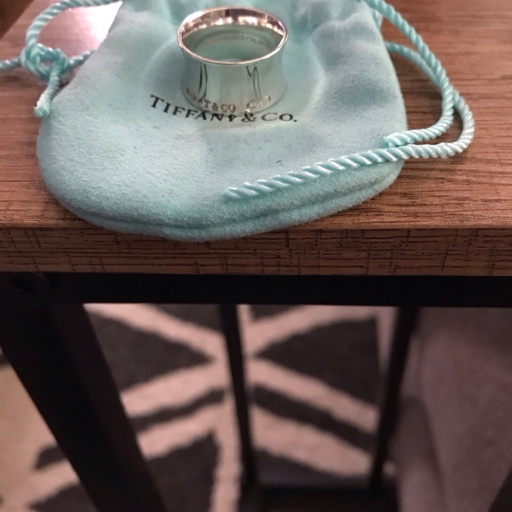 Tiffany & Co. Wide Sterling Silver .925 Band 8